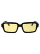Palm Angels Shiny Black Acetate Sunglasses