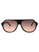 Palm Angels Shiny Black Acetate Sunglasses