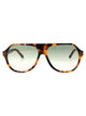 Palm Angels Shiny Havana Acetate Sunglasses