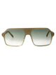 Palm Angels Shniny Green Gradient Acetate Sunglasses
