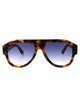 Palm Angels Shiny Havana Acetate Sunglasses