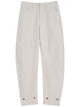 Lemaire Beige Tapered Pants With Camal Buttons
