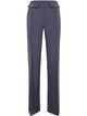 Elisabetta Franchi Trousers With Logo Buttons