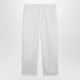 Lemaire Powder White Cotton Trousers