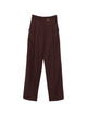 Elisabetta Franchi Chocolate Pleated Trousers