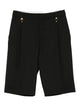 Elisabetta Franchi Black Polyester Virgin Wool Pants