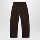Lemaire Brown Cotton Trousers With Belt