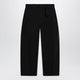 Lemaire Black Cotton Trousers With Belt