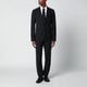 Lardini Black Single-Breasted Wool-Blend Suit