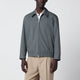 Lardini Zip Jacket In Cotton And Silk