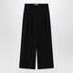 The Frankie Shop Black Wide-Leg Ripley Wool-Blend Trousers
