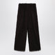 The Frankie Shop Dark Brown Fringed Trousers