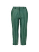 The Frankie Shop Green Lamb Leather Trousers
