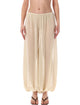 The Frankie Shop The Frankie Shop Beige Mio Sheer Balloon Pants