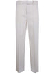 Lardini Silk And Cotton Belt Trousers