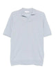 Lardini Blue Linen Cotton Polo