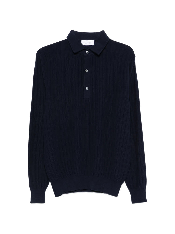 Lardini Long Sleeve Polo Shirt