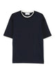 Lardini Blue Cotton T-Shirt
