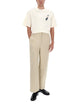 Jacquemus Beige Pastro Trousers In Cotton Canvas