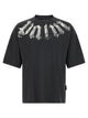 Palm Angels Craquelé Gothic Print T-Shirt
