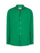 Mc2 Saint Barth Green Pamplona Shirt In Linen