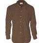 Mc2 Saint Barth Brown Cotton Shirt
