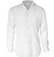 Mc2 Saint Barth White Linen Classic Collar Shirt
