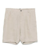 Sease Beige Linen Cotton Easyshorts
