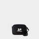 Courregès Black Leather Rã©Ã©Dition Shoulder Bag
