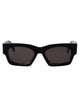 Palm Angels Black Dark Grey Acetate Sunglasses