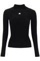 Courregès Roll Neck Ribbed Jumper