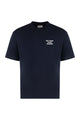 Drôle De Monsieur Slogan Cotton Crew-Neck T-Shirt