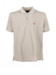 Peuterey Beige Polo Shirt With Contrasting Logo