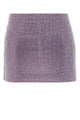 Self-Portrait Metal Mesh Skirt