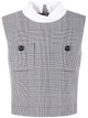 Self-Portrait Prince Of Wales Check Top