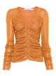 Self-Portrait Viscose Knitted Top