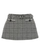 Self Portrait Bouclé Wool Skort
