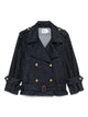 Self-Portrait Denim Trench Jacket