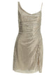 Self-Portrait Short Dress With Rhinestones