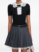 Self-Portrait Lace Collar Top
