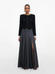 Self-Portrait Plited Maxi Skirt