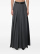 Self-Portrait Self-Portrait Belted Pleated Maxi Skirt
