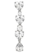 Self Portrait 'Crystal Heart Tiered' Earrings