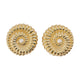 Self-Portrait Pearl Shell Earrings - - Metal - Gold