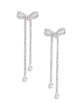 Self-Portrait Crystal Bow Dangle Earring