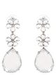 Self Portrait 'Crystal Flower Tiered' Earrings