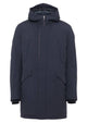 Herno Navy Blue Nylon Coat