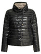 Herno Reversible Black Polyamide Polyamide Polyester Cotton Polyester Down Feather Short Down Jacket