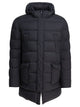 Herno Grey Hooded Puffer Jacket