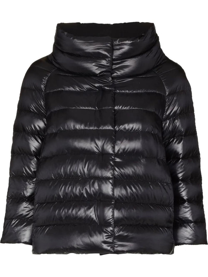 Herno Black Nylon Down Jacket